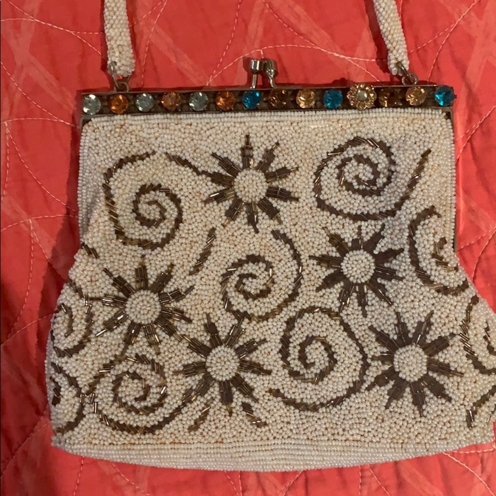 Vintage Beaded Evening Bag - Picture 2 of 5